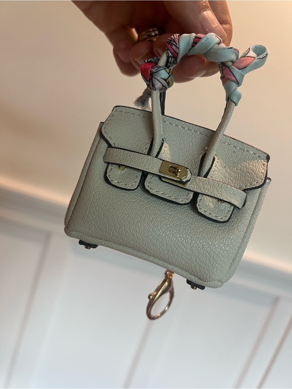 Purse keychain accessory with scarf Nordstrom